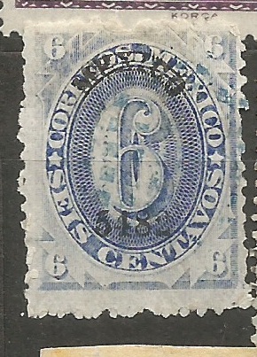 Mexiko ochraný přítisk 