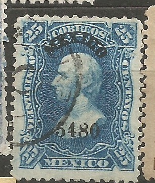 Mexiko ochraný přítisk 