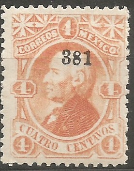 Mexiko ochraný přítisk 