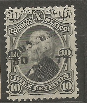 Mexiko ochraný přítisk 