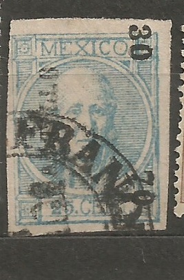 Mexiko ochraný přítisk 