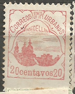 Correo Urbano de Medellin, 1903