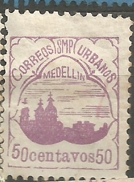 Correo Urbano de Medellin, 1903