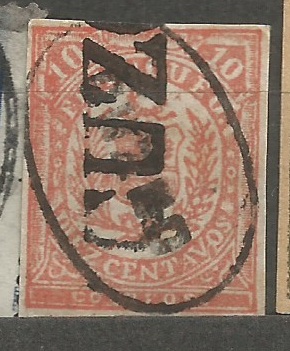 Peru / 1881 Provisional, Cuzco