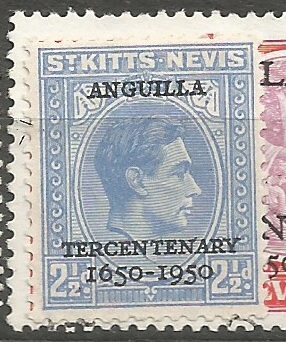 Anguilla trecenternary / st Kitts růz nom