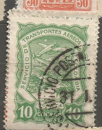 Scadta, polostání.letecká spol. Kolumbie, různý nominál