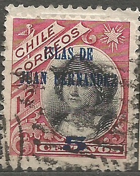 Islas de Juan Fernandez, př. na Chile, stejná známka