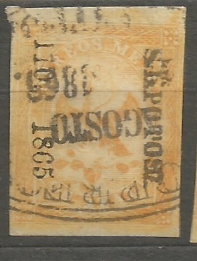 Mexické císařství, orel, ochr.př.3D S.L.Potosi