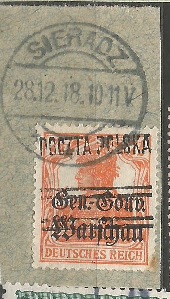 Polsko 1919, Sieradz lokál